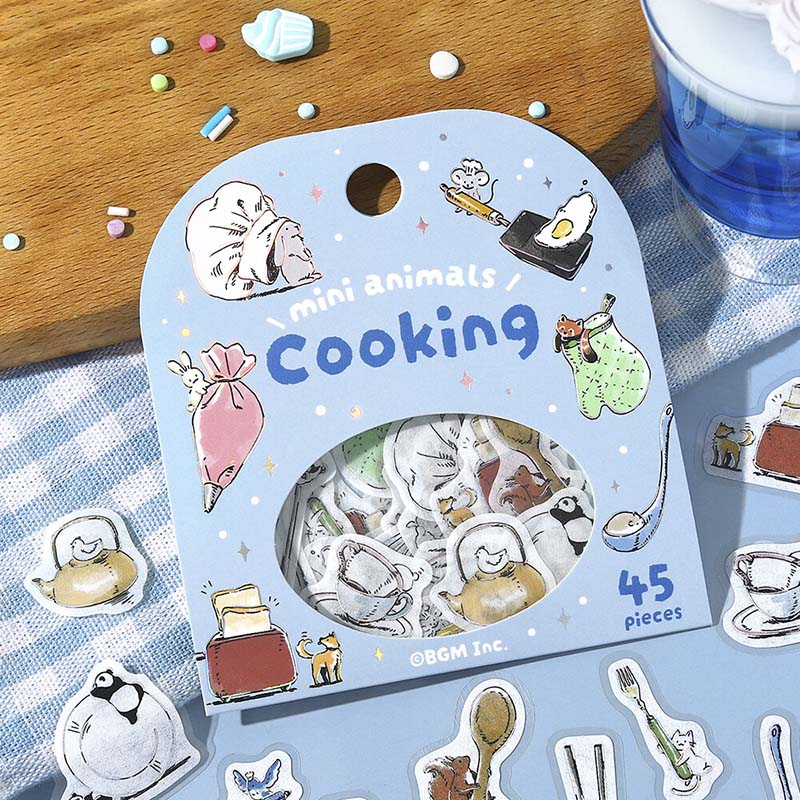 Stickers Mini Animals Cooking