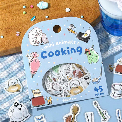 Stickers Mini Animals Cooking