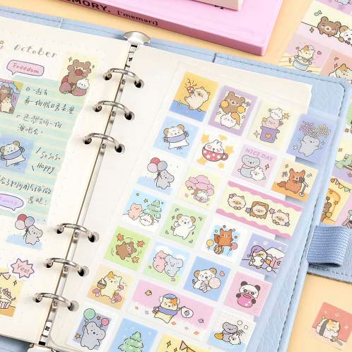 Stickers Mini Square Happy Party