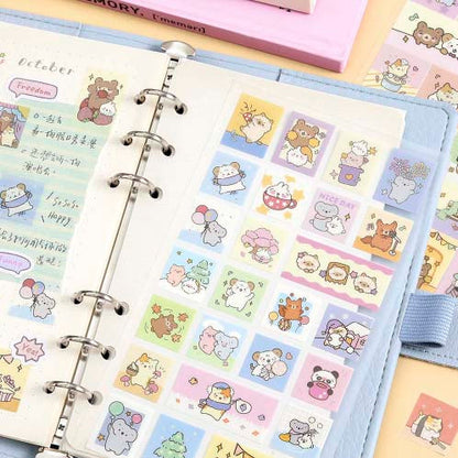 Stickers Mini Square Happy Party