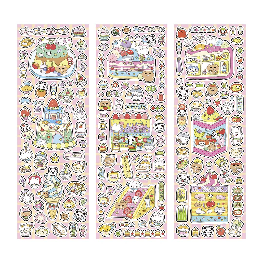 Stickers Miniature Planet Cake World