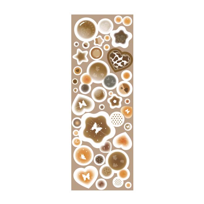 Stickers Misty Clouds Moon Star