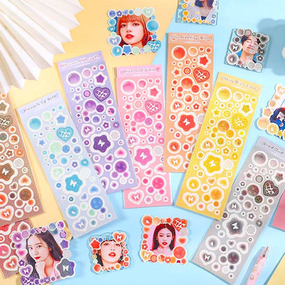 Stickers Misty Clouds Wind and Snow