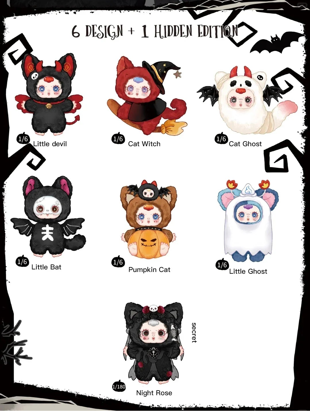 Blind Box Llavero MM Sugar Baby Night Elf Party Series Plushie