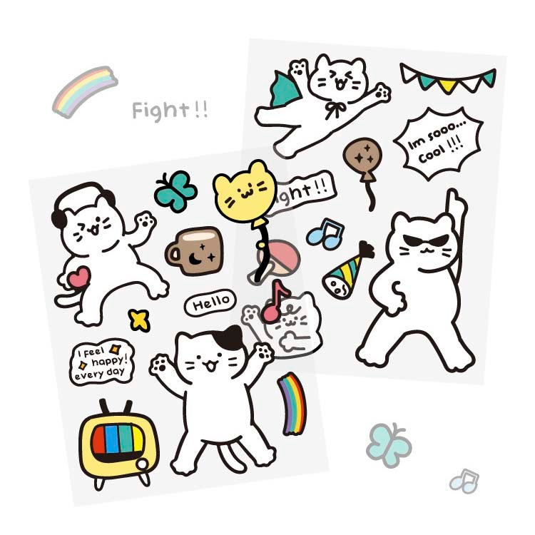 Stickers Mochi Meow Happy Dance