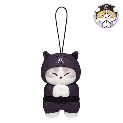 Llavero Peluche Mofusand Ninja Mascot 10cm Black