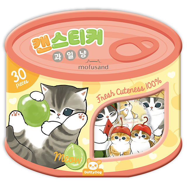 Stickers Mofusand Can Fruit Cat