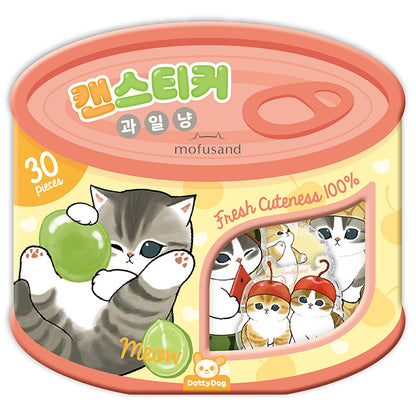 Stickers Mofusand Can Fruit Cat