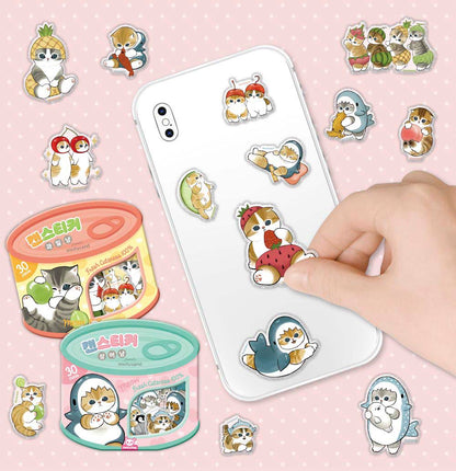 Stickers Mofusand Can Fruit Cat