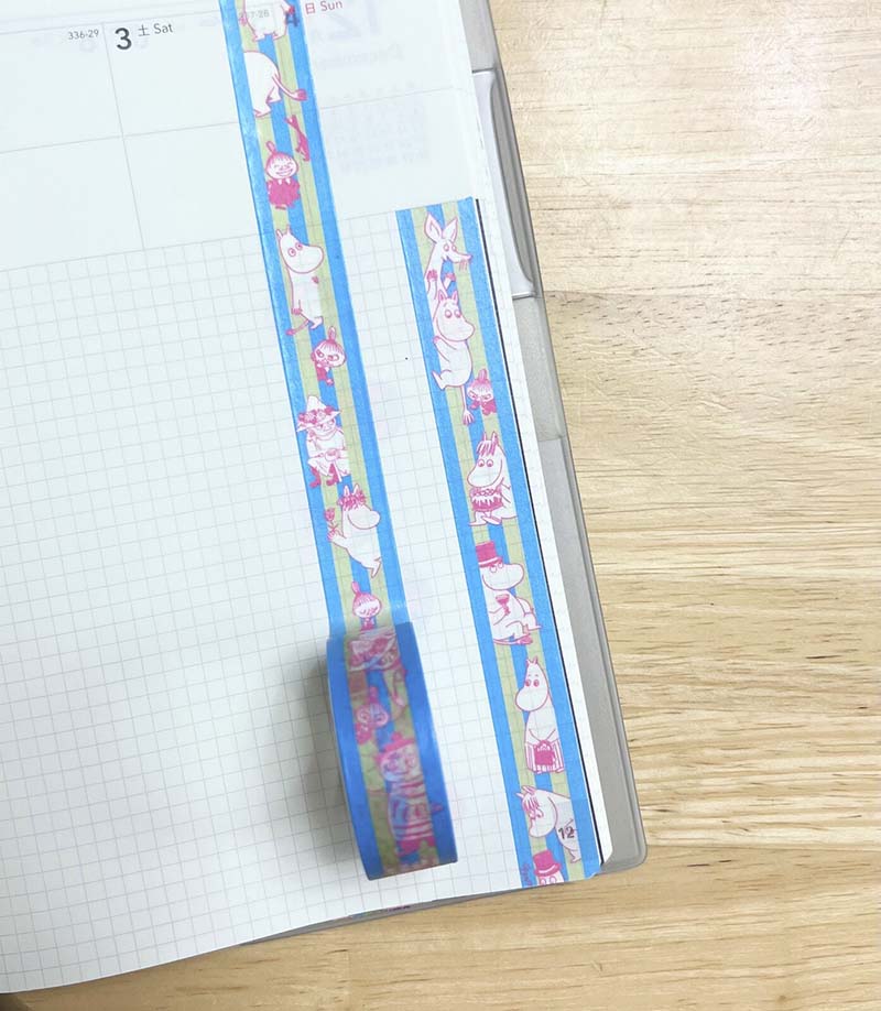 Washi Tape Moomin Striped Blue