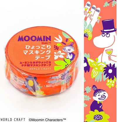 Washi Tape Moomin Flower Orange