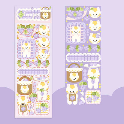 Stickers Most Cuteness Grapes