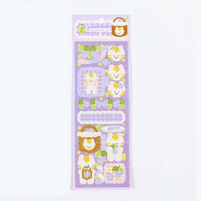 Stickers Most Cuteness Grapes
