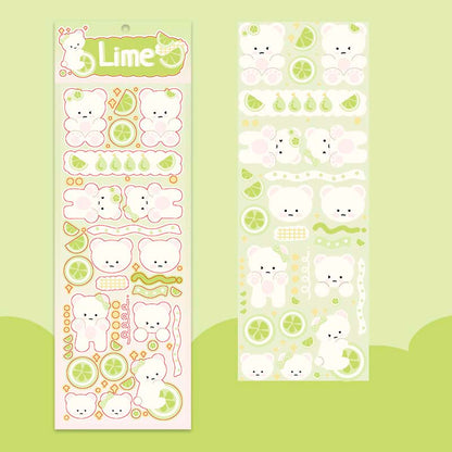 Stickers Most Cuteness Lime