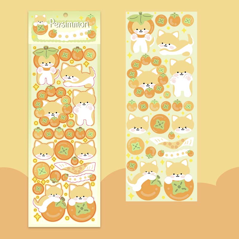 Stickers Most Cuteness Persimmon