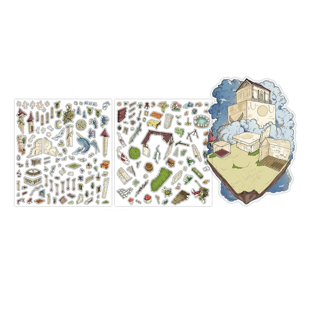 Stickers Escenario 3D My Little Room V14 The Fool