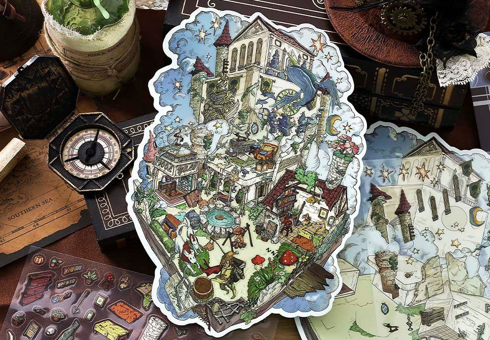 Stickers Escenario 3D My Little Room V14 The Fool