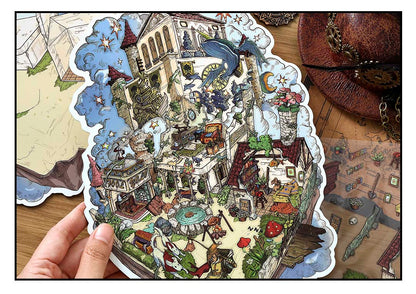 Stickers Escenario 3D My Little Room V14 The Fool
