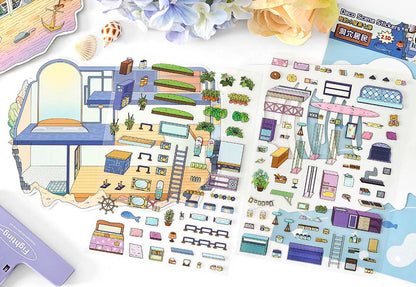 Stickers Escenario 3D My Little Room V7 Cave Refugee
