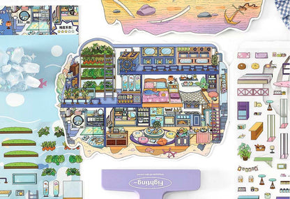 Stickers Escenario 3D My Little Room V7 Cave Refugee