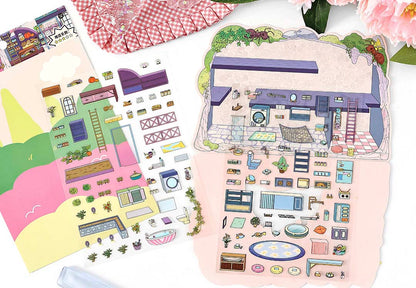 Stickers Escenario 3D My Little Room V7 Rock Shelter
