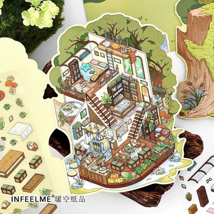 Stickers Escenario 3D My Little Room V7 Tree House
