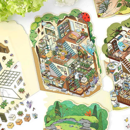 Stickers Escenario 3D My Little Room V7 Underground House