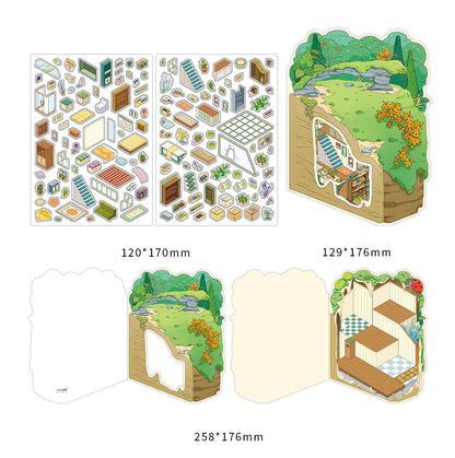 Stickers Escenario 3D My Little Room V7 Underground House