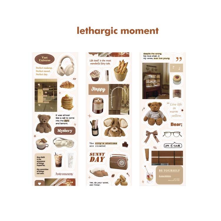 Stickers en Rollo My Inspiration Diary Lethargic Moment