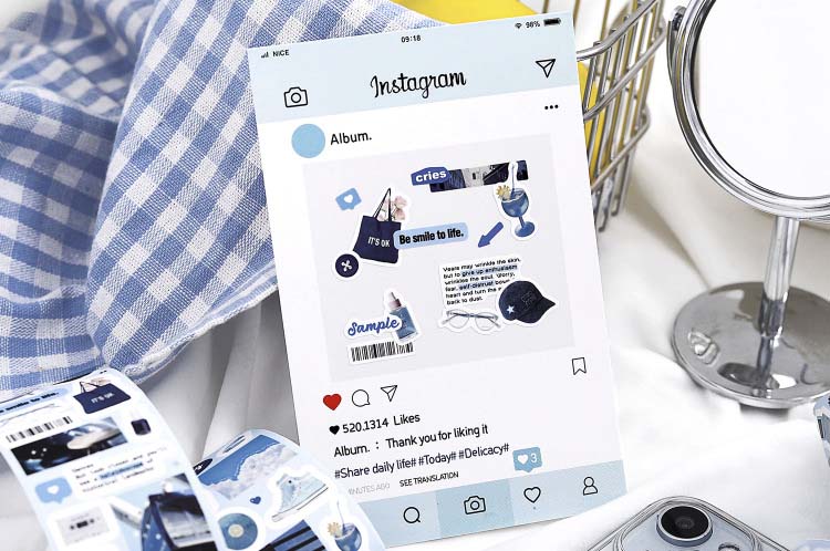Stickers en Rollo My Inspiration Diary Mystique Letter