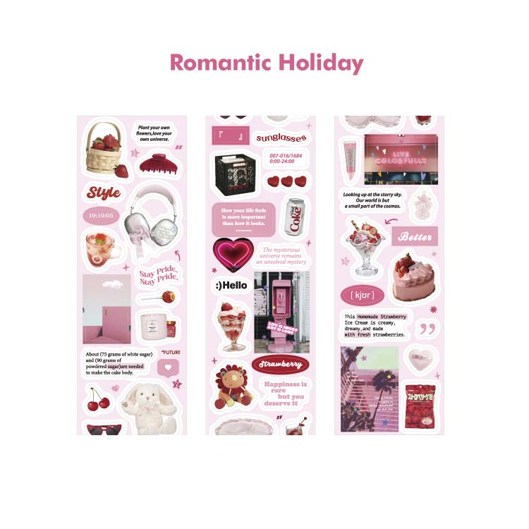 Stickers en Rollo My Inspiration Diary Romantic Holiday