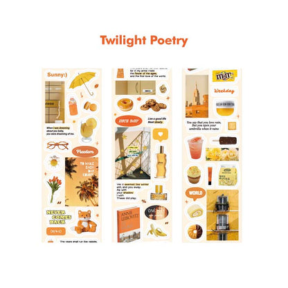 Stickers en Rollo My Inspiration Diary Twilight Poetry