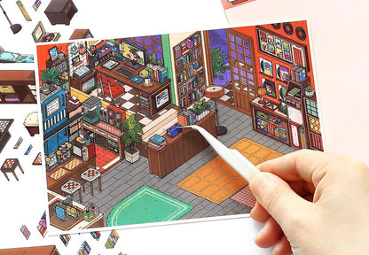 Stickers Escenario 3D My Little Room V15 J People Room