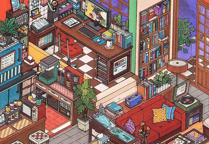 Stickers Escenario 3D My Little Room V15 J People Room