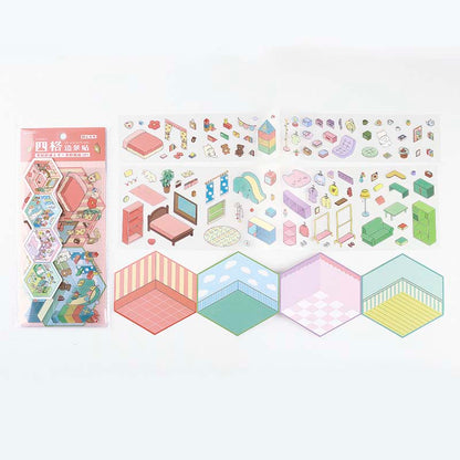 Stickers Escenario 3D My Mini World Sweetheart Nest