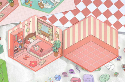 Stickers Escenario 3D My Mini World Sweetheart Nest