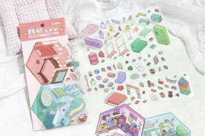 Stickers Escenario 3D My Mini World Sweetheart Nest