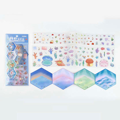 Stickers Escenario 3D My Mini World Underwater World