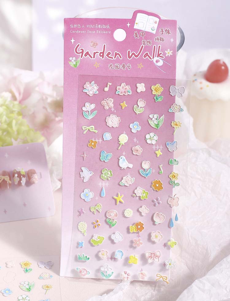 Stickers Natural Cute Friends Garden Walk