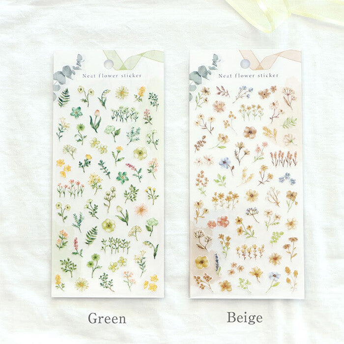 Stickers Neat Flower Green