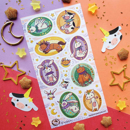 Stickers Unicorn Land Critters