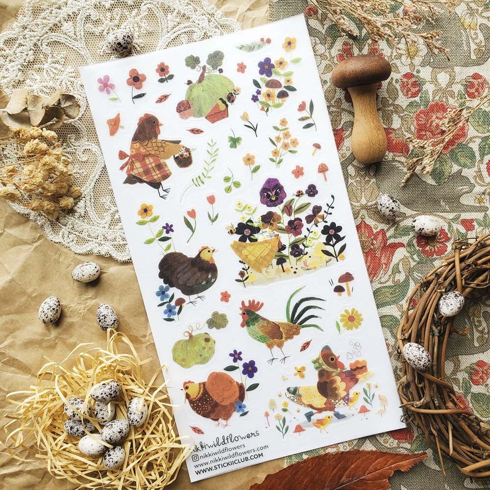 Stickers The Henhouse Garden