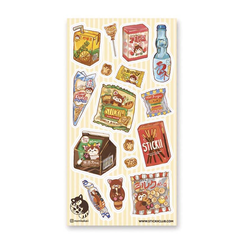 Stickers Snacks