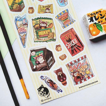 Stickers Snacks