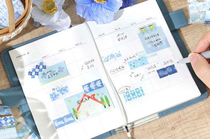 Stickers en Rollo Notes From The Mountain Blue and Sky