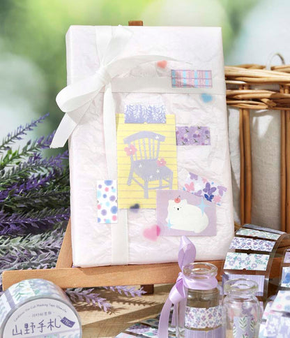 Stickers en Rollo Notes From The Mountain Lavender Log
