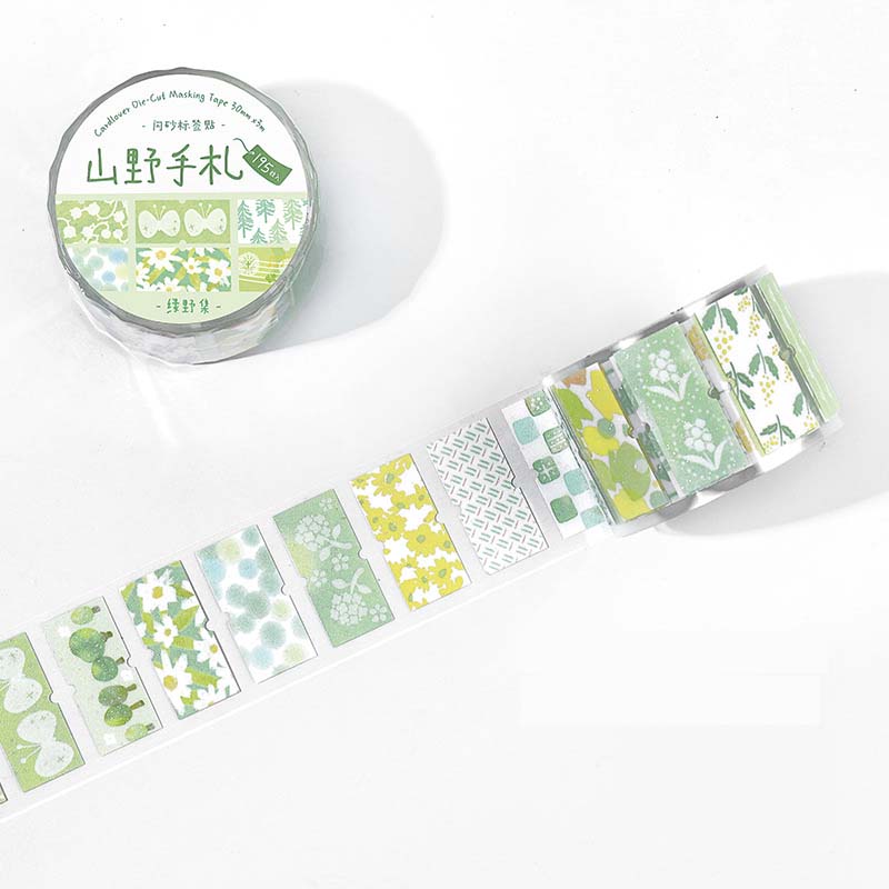 Stickers en Rollo Notes From The Mountain Wild Green