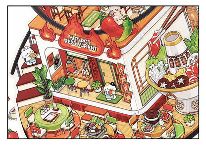 Stickers Escenario 3D Open Today V12 Hotpot