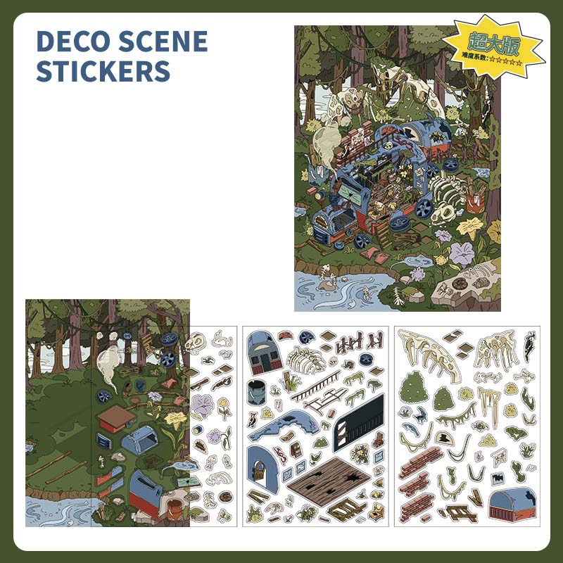 Stickers Escenario 3D Open Today V15 Forgotten Forest