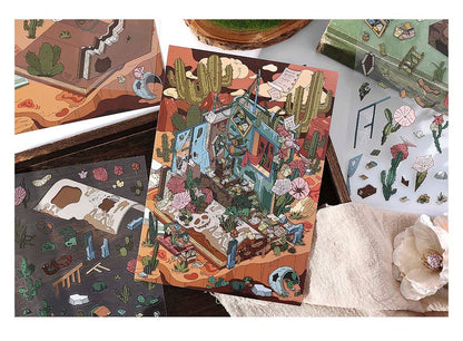 Stickers Escenario 3D Open Today V15 Rotten Desert